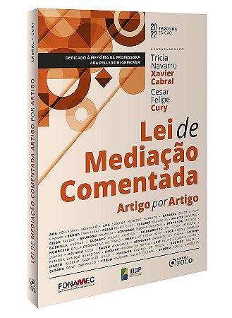 Livro Lei de Mediação Comentada Artigo por Artigo - Grinover