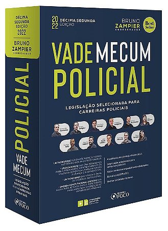 Livro Vade Mecum Policial - Legislacao Selecionada para Carreiras Policiais - Zampier