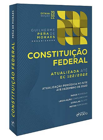 Livro Constituicao Federal - 8a Ed - 2022 - Moraes