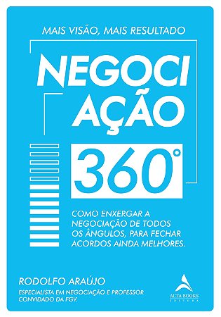 Livro Negociação 360 - Araujo, Rodolfo
