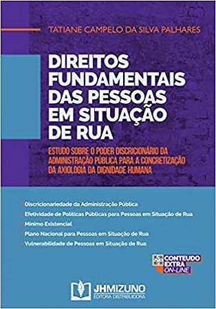 Livro Direitos Fundamentais das Pessoas em Situação de Rua - Palhares - Jh Mizuno
