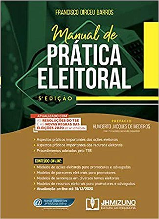 Livro Manual de Pratica Eleitoral 5  Edicao - Francisco Dirceu Bar