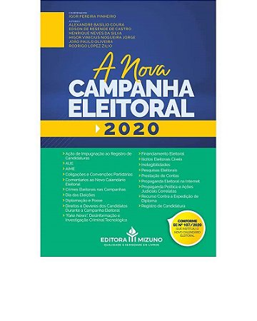 Livro Nova Campanha Eleitoral 2020 - Igor Pereira Pinheir
