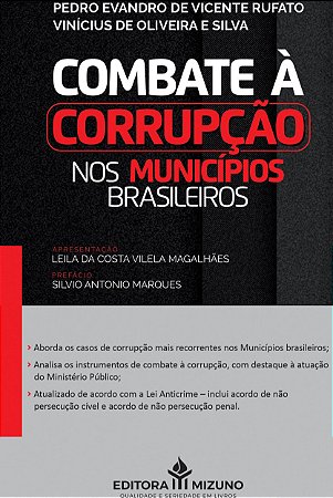 Livro Combate à Corrupção Nos Municípios Brasileiros - Rufato, Pedro Evandr