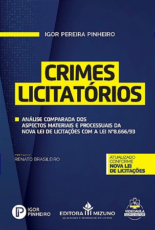 Livro Crimes Licitatórios - Pinheiro - Jh Mizuno