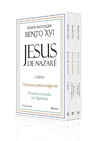 Livro Box Coletânea Jesus de Nazaré - Ratzinger - Planeta