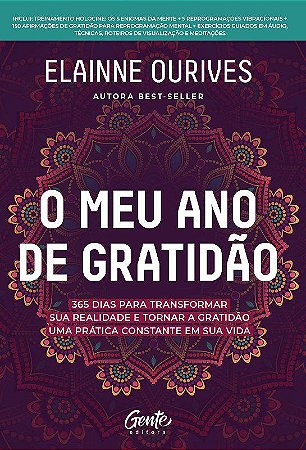Livro O Meu Ano de Gratidão: 365 Dias para Transformar Sua Realidade