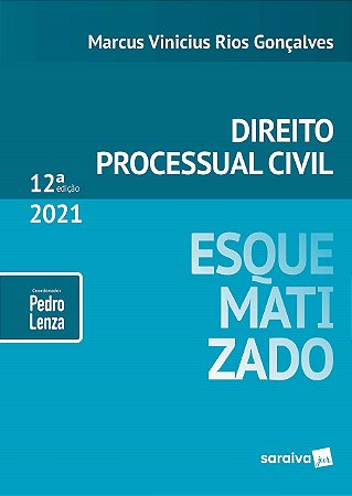 Livro Direito Processual Civil Esquematizado - 12ed/20 - Goncalves