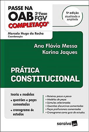 Livro Passe Na Oab - 2 Fase - Fgv - Completaco - Pratica Constitucional - Rocha