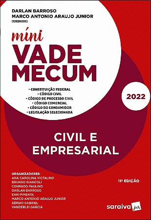 Livro Mini Vade Mecum Civil e Empresarial - Saraiva