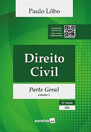 Livro Direito Civil Parte Geral: Vol.1 - Lobo - Saraiva -