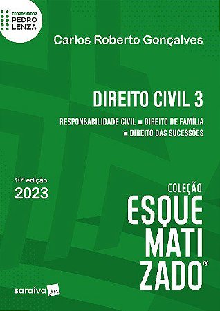 Livro Direito Civil: Responsabilidade Civil- Direito de Familia- Sireito das Suce - Goncalves