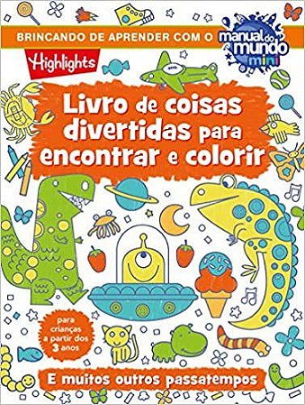 Livro de Coisas Divertidas para Encontrar e Colorir -  Sextante