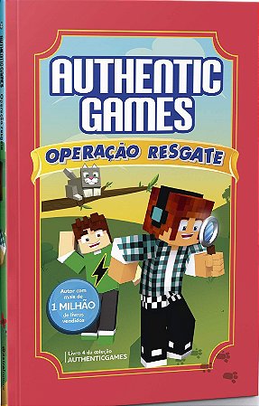 Livro Authenticgames: Operação Resgate - Túlio - Astral Cultural