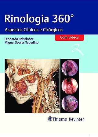 Livro Rinologia 360  com Videos - Balsalobre/terepedin