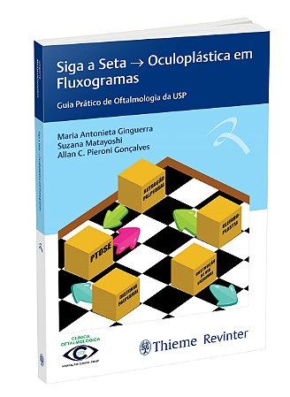 Livro Siga a Seta - Oculoplástica em Fluxogramas - Ginguerra - Revinter