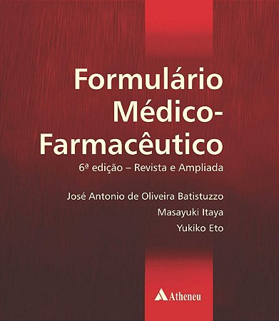 Livro Formulário Médico-farmacêutico  Batistuzzo