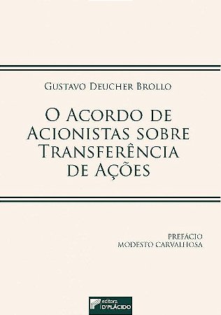 Livro Acordo de Acionistas sobre Transfêrencia de Ações
