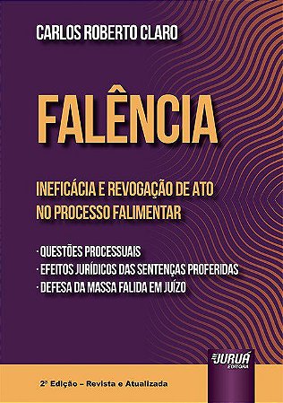 Livro Falencia - Ineficacia e Revogacao de Ato No Processo Falimentar - Questoes - Claro