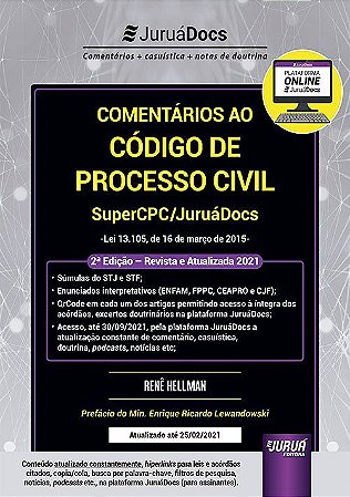 Livro Comentários ao Código de Processo Civil Hellman