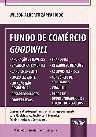 Livro Fundo de Comércio Goodwill