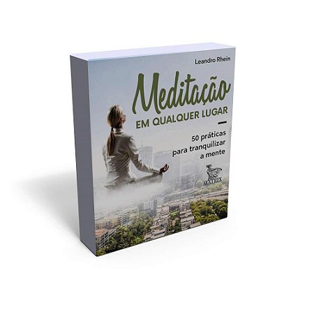 Livro Caixinha Meditação em Qualquer Lugar - Leandro Rhein - Matrix