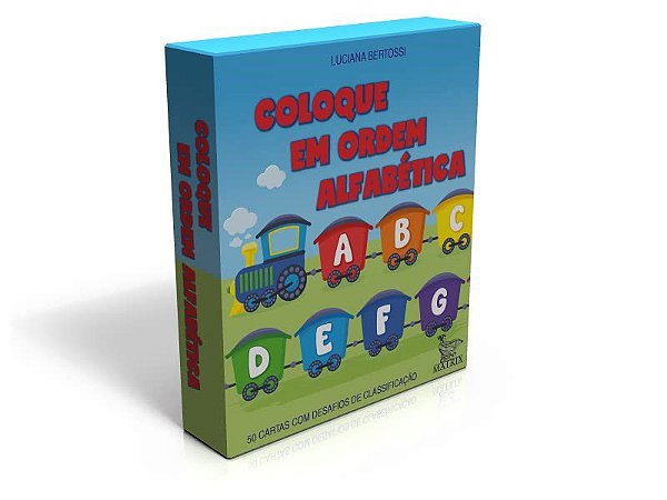 Livro Caixinha Coloque em Ordem Alfabética - Bertossi - Matrix