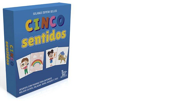 Livro Caixinha Baralho Cinco Sentidos