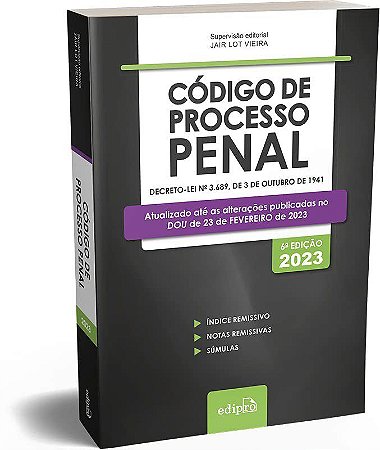 Livro Codigo de Processo Penal 2023: Mini - Vieira