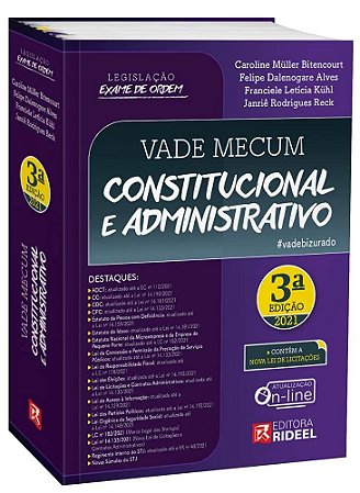 Livro Vade Mecum Constitucional e Administrativo-03ed/21 - Bitencourt