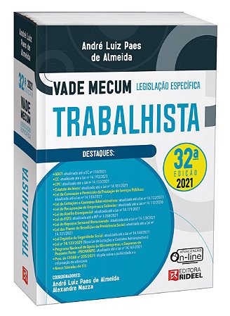 Livro Vade Mecum Trabalhista - Almeida