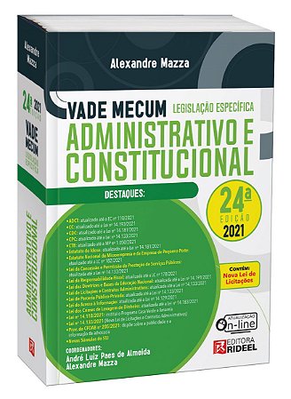 Livro Vade Mecum Administrativo e Constitucional - Mazza