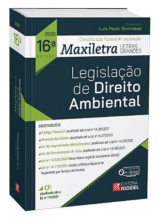 Livro Legislacao de Direito Ambiental - Sirvinskas