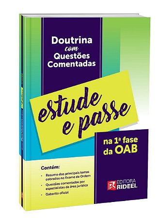 Livro Doutrina com Questões Comentadas - Rachid - Rideel