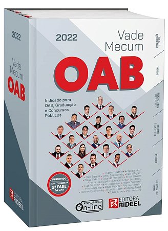 Livro Vade Mecum OAB 2022 - Rachid - Rideel