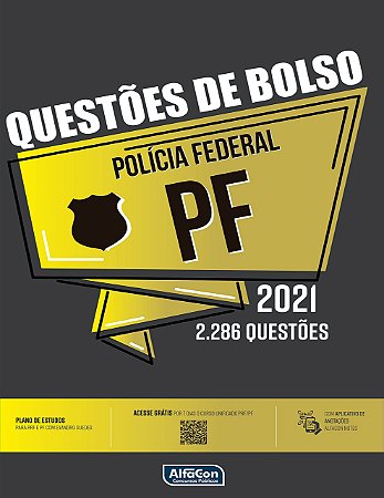 Livro Questões de Bolso: Policia Federal 2286 Questões - Alfacon