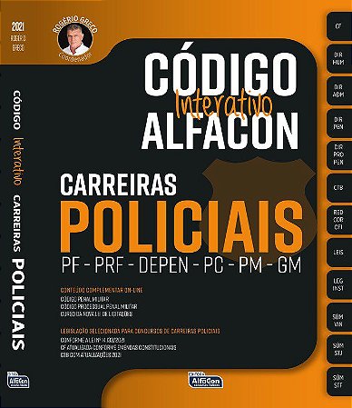 Livro Código Interativo Alfacon: Carreiras Policiais - Alfacon
