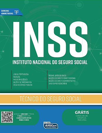 Livro Tecnico do Seguro Social - Inss - 2022 - Equipe Alfacon