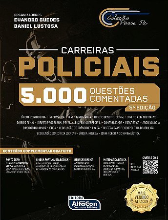 Livro Carreiras Policiais 5.000 Questões Comentadas - Alfacon