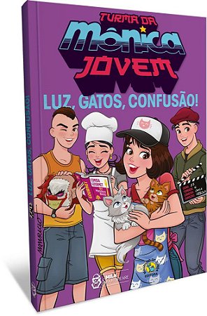 Livro Turma da Monica Jovem: Luz, Gatos, Confusao! - Sousa