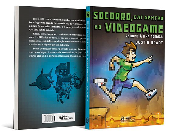 Livro Socorro, Cai Dentro do Videogame: Retorno a Ilha Perdida Vol. 4 - Brady