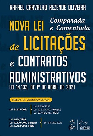 Livro NOVA LEI DE LICITACOES E CONTRATOS ADMINISTRATIVOS - Oliveira
