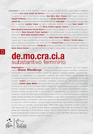 Livro Democracia: Substantivo Feminino: Mendonça