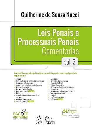 Livro Leis Penais e Processuais Penais Comentadas - Vol. 2 - Nucci - Forense