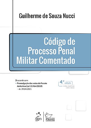 Livro Código de Processo Penal Militar Comentado  Nucci