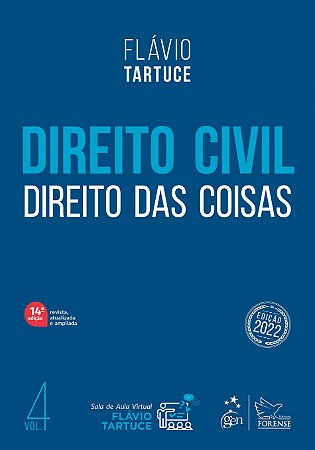 Livro Direito Civil: Direito das Coisas - Vol. 4 - Tartuce