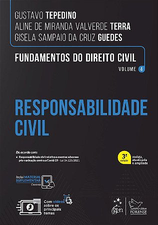 Livro Fundamentos do Direito Civil: Responsabilidade Civil - Vol. 4 - Tepedino/terra/guede