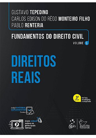 Livro Fundamentos do Direito Civil: Direitos Reais  Vol. 5  Tepedino