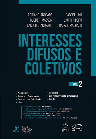 Livro Interesses Difusos e Coletivos: Vol. 2 - Andrade/masson/andra
