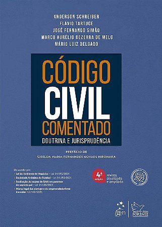 Livro Código Civil Comentado: Doutrina e Jurisprudência - Tartuce - Forense